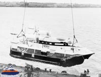 Vickers VA3 being delivered -   (The Hovercraft Museum Trust).